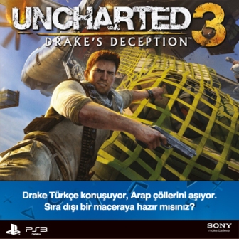 Uncharted 3 Ünlülerin Sesi ve 3D Desteği ile Satışa Çıkıyor!